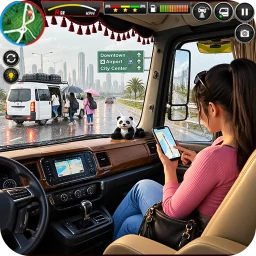 Ikon Game Mobil Minibus Van Dubai